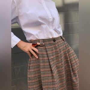 G.O.D Girls Of Dust Belgium Plaid Maxi Skirt
